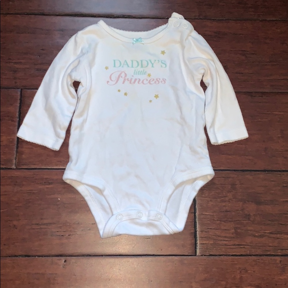 White long sleeve onesie